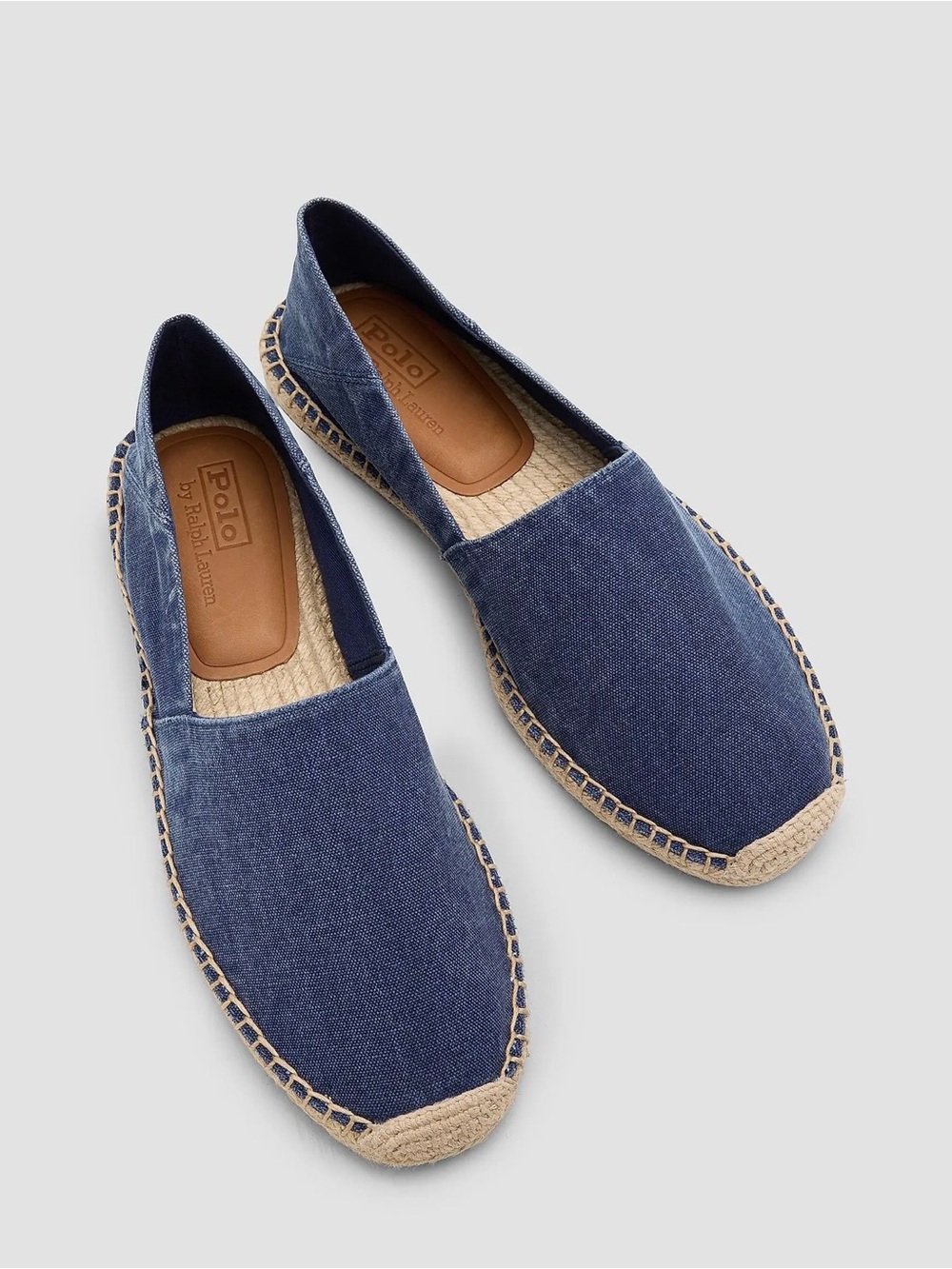 POLO RALPH LAUREN Men's US 10 D Washed Canvas Cevio V2 Espadrille Navy